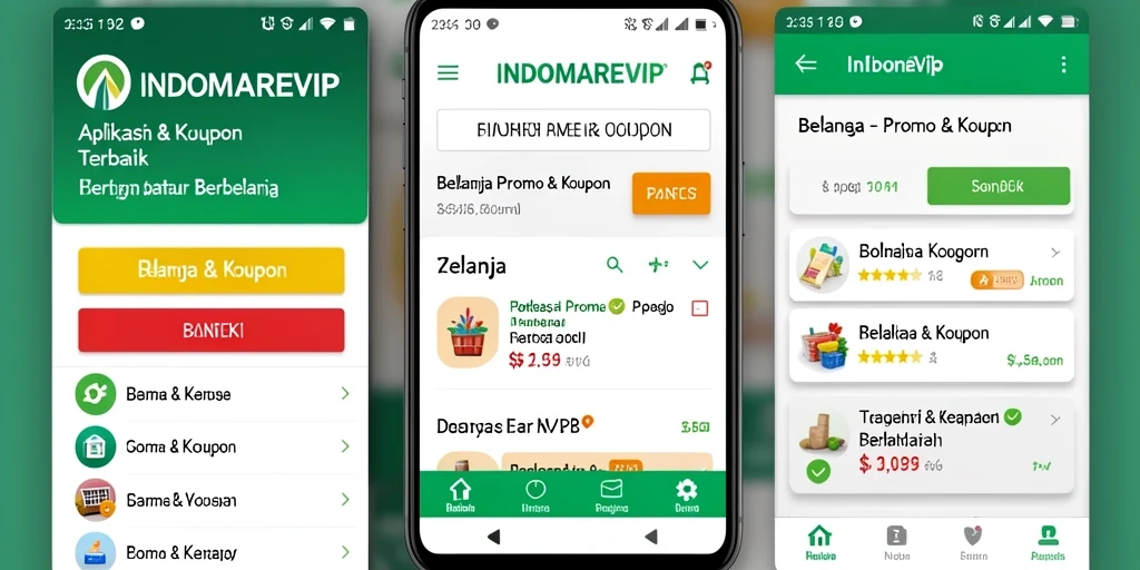 Tampilan antarmuka INDOMAREVIP yang user-friendly dan menarik.