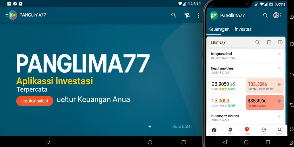 Antarmuka aplikasi PANGLIMA77 yang intuitif dan informatif.