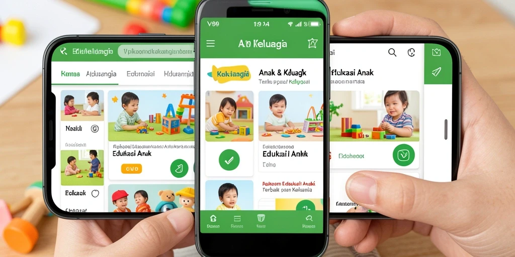 Tampilan aplikasi V89 yang interaktif dan mendidik untuk anak-anak.